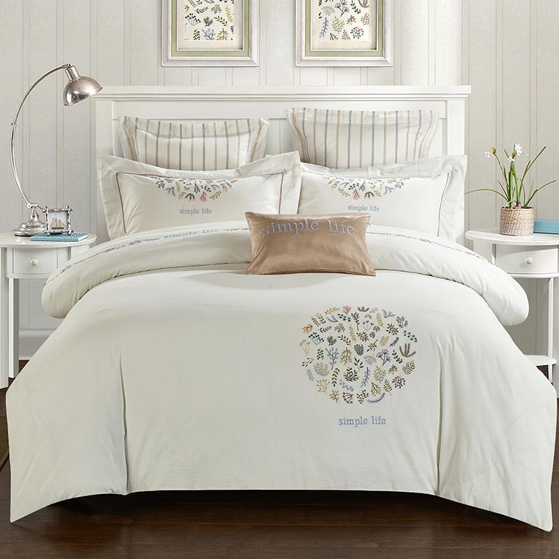 WTEMPO Home Textile Winter Bedding Sets Duvet Cover Bed Sheet Pillow 100%cotton 4pcs Warm