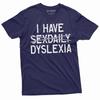 Men's Dyslexia Funny Gift T-shirt Papa Dad Husband Grandpa Gift Funny Shirt Dyslexia Tee Shirt Birthday Humorous Tee