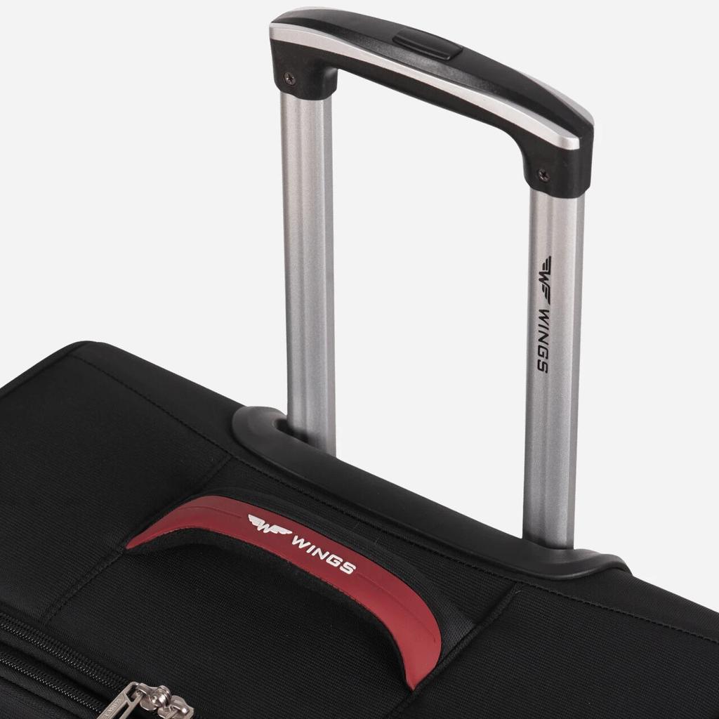 Dipper Wings 24" Black Medium Softside Suitcase