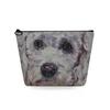 Women Dog Print Cosmetic Bag Toiletries Organize Travel Storage Case 6711