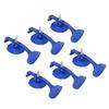 6PCS Plastic Handle Suction Clamp Blue Suction Cup Clamp Glass Repair Tool  Maintenance Technician