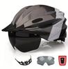 KINGLEAD Adult Bicycle USB with Safety Magnetic and Fits Suitable for and Electric Men and Size L Helmet, CPSC/CE Certified, High-Rigidity,
