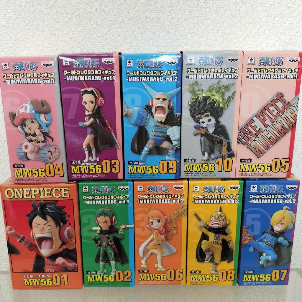 [USED] One Piece World Collectible Figure Mugiwara56 Mugiwara Boxed Opened Cover Illustration