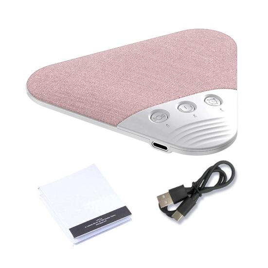 Reproduktor do polštáře s bílým šumem, dobíjecí, pod polštář, s časovačem, USB, pro spánek, bezdrátová, soukromá sluchátka pro spánek