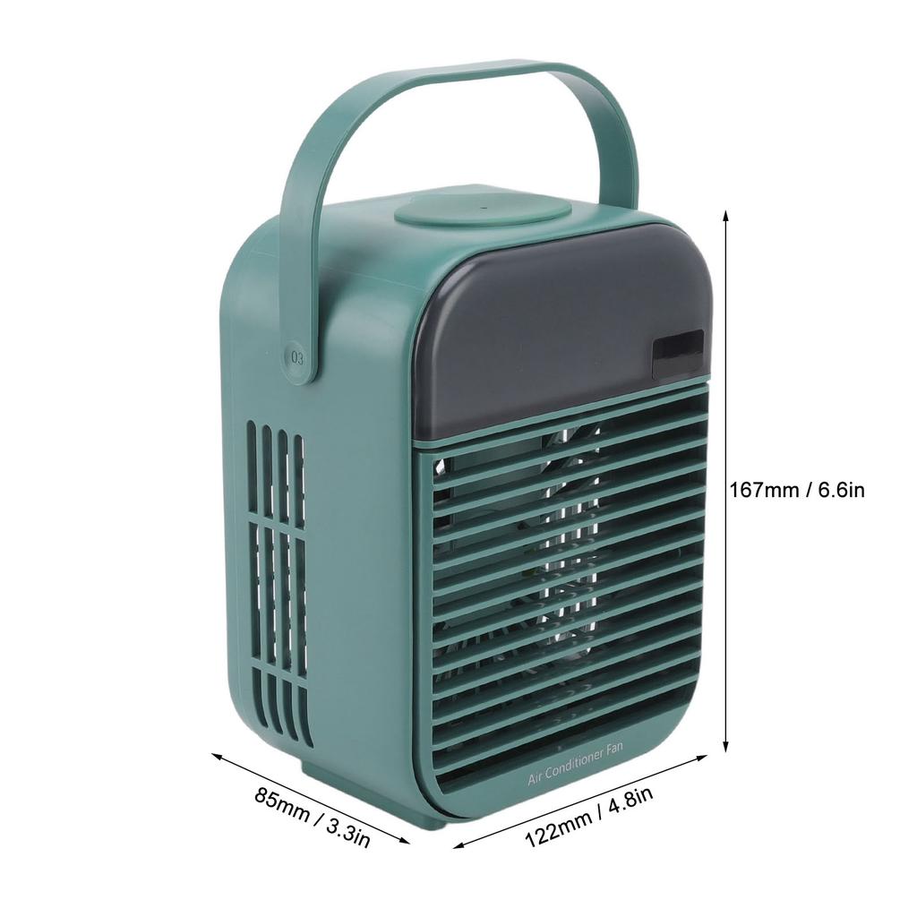 Portable   Conditioner Fan 3 Wind Speed Efficient Misting Low Noise USB   Conditioner Cooling Fan with Night Light