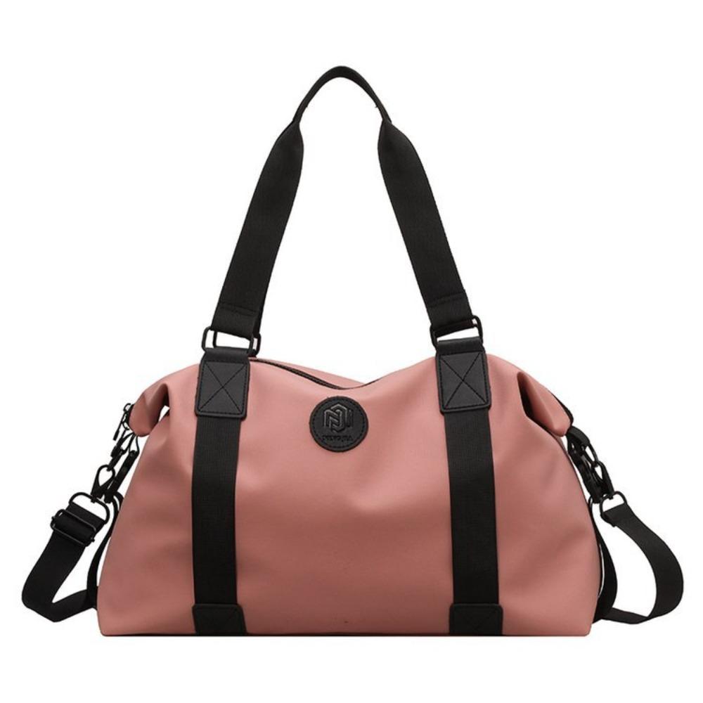 Korean version of fashion yoga fitness bag, shoulder messenger cover, tie rod duffel bag, light portable business trip short travel bag