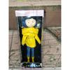 Bendy 6" Coraline Pvc Action Figure  Model Doll Yellow Raincoat Ver Collection F