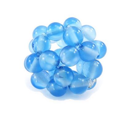 [J5321] - 'Mineralia' Blue Pendant 14 Mm