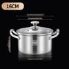 ZISIZ 316L Stainless Steel Induction Soup Pot