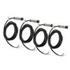 4 Sets Proximity Sensor 3 Wire NPN NC Contact Inductive Proximity Switch 4mm Detection Distance