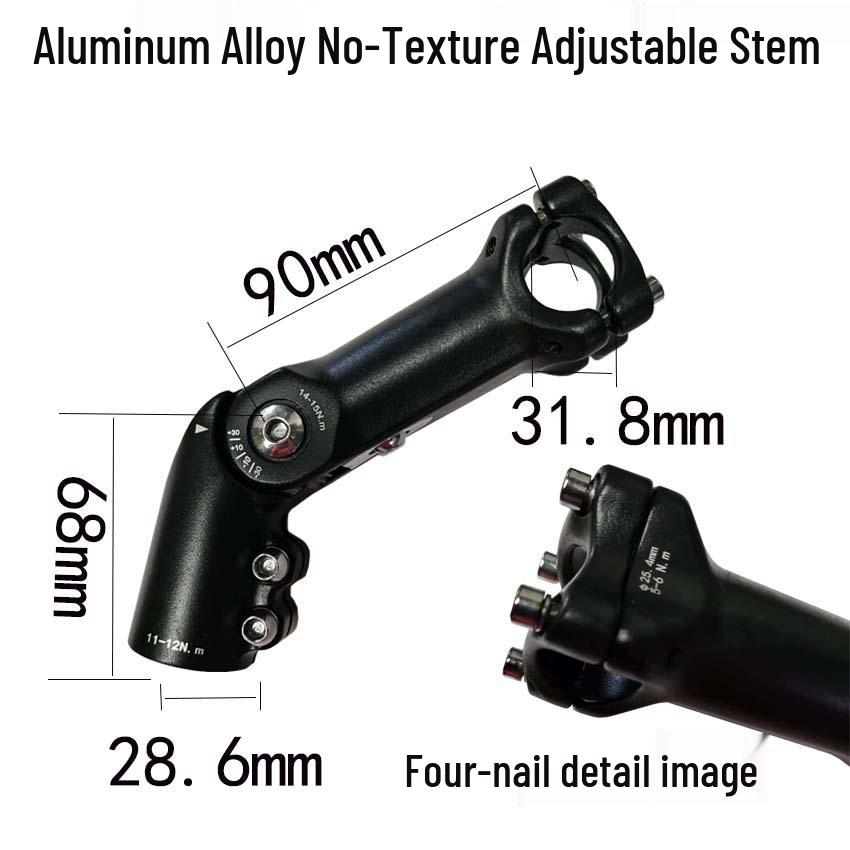 Aluminum Alloy Adjustable Stem Mountain Bike, Station Wagon 22.2/25.4/31.8