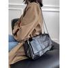 Divatos női ingázó táskák Niche lánc Crossbody táska női váll nagy kapacitású kézitáska Cross Square PU