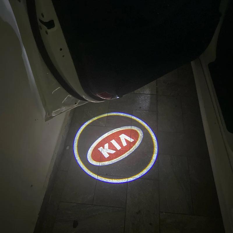 cnyqvs1 2Pcs LED Car Door Projector Logo High Definition Welcome Light For KIA K5 K9 Sorento Ceed Sportage Carnival Stinger Forte Niro