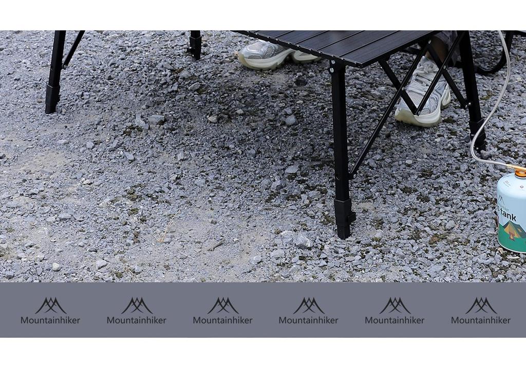 Aluminum Alloy Lift-up Egg Roll Table | Portable Folding Table for Outdoor Picnic and Camping
