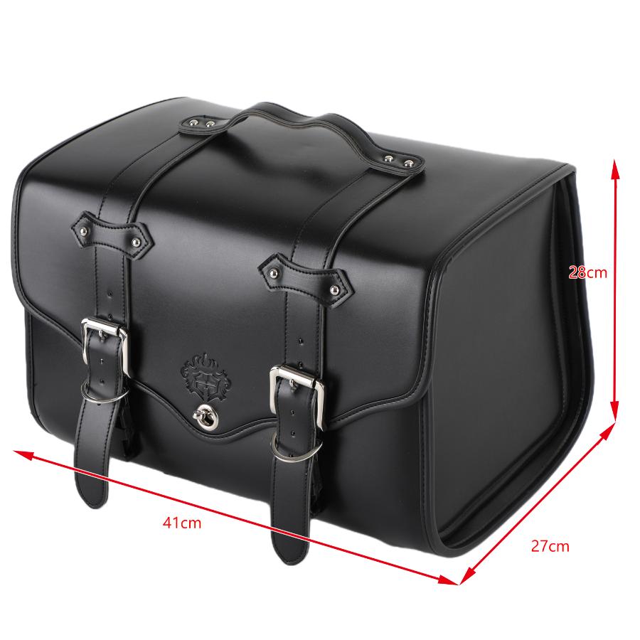 Moto Posteriore Coda Sella Schienale Borsa da Sella Borsa a Tracolla Universale Nera