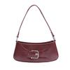 Korean niche style 2025 new foreign trend versatile underarm bag high-end texture baguette bag one-shoulder crossbody bag