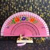 Double-Sided Easy-Open Folding Fan, Group Performance Fan, Retro Fan for Show, Dancing, Bright Red Model Dance Fan, Chinese Style