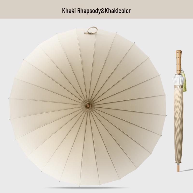

Зонт с 24 спицами, градиентный, с длинной ручкой, ветрозащитный: Двойное использование от солнца и дождя, Очень большой для двоих, Женский солнцезащитный стиль с возможностью нанесения логотипа на заказ