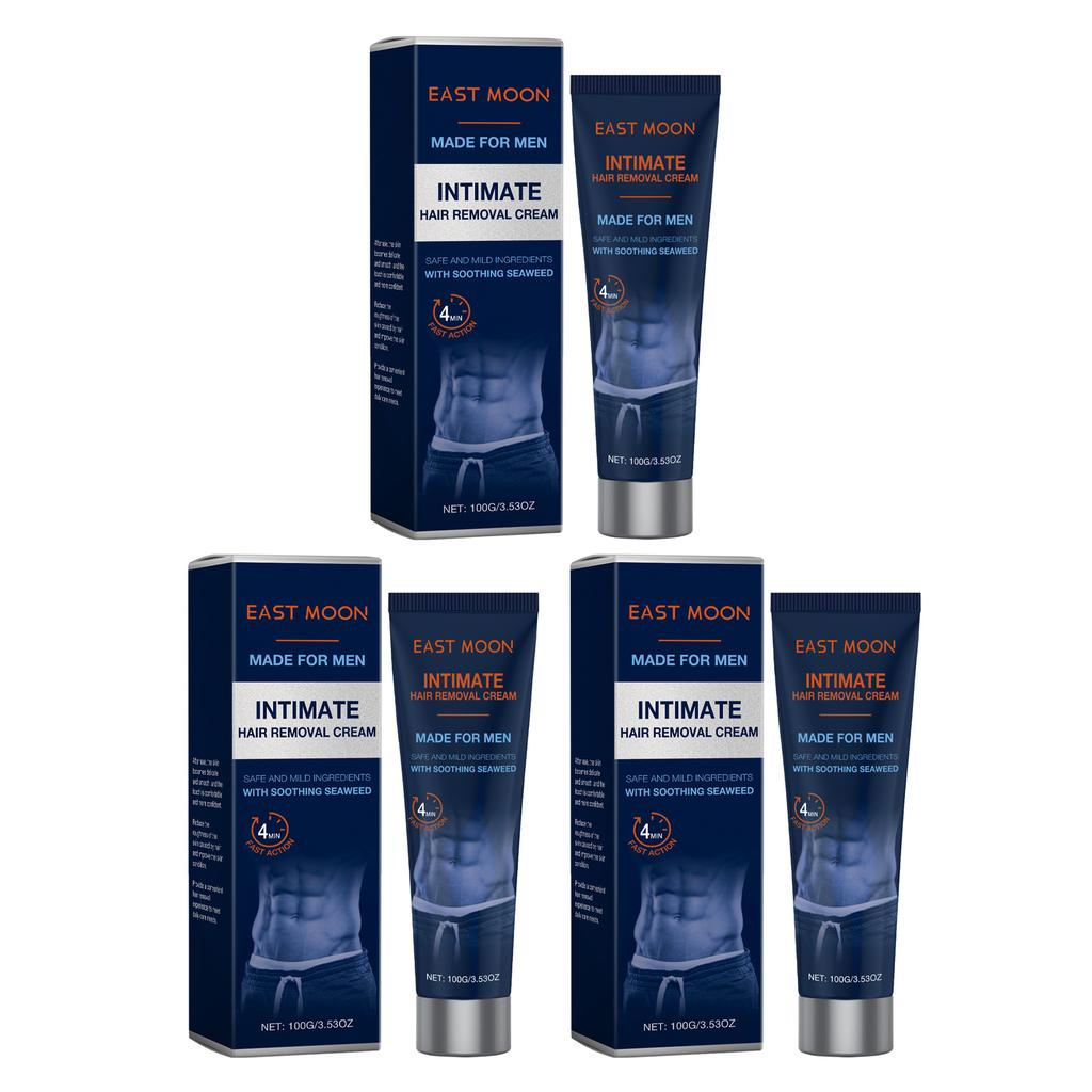 Men's Hair Removal Cream Nourishing Painless Non Irritating Growth Inhibitor Smooth Portable Body Hair Removal Lotion Skin Care
