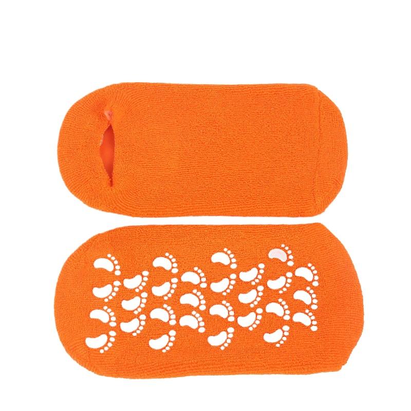 

Firming White Cotton Gauze Boat Socks for Small Feet Anti Crack Dispensing Comfortable Socks One size оранжевый