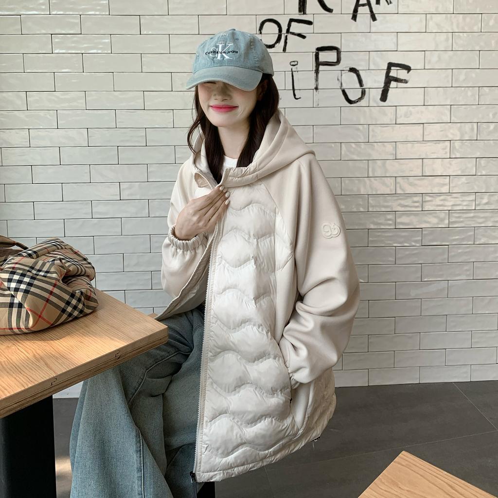 Down Cotton-padded Jacket Women's Short Winter New Hooded Little Loose Cotton-padded Jacket Cotton-padded Jacket