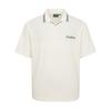MALBON GOLF Jersey Crochet Hybrid Modified Collar T-Shirt Cream (Man)