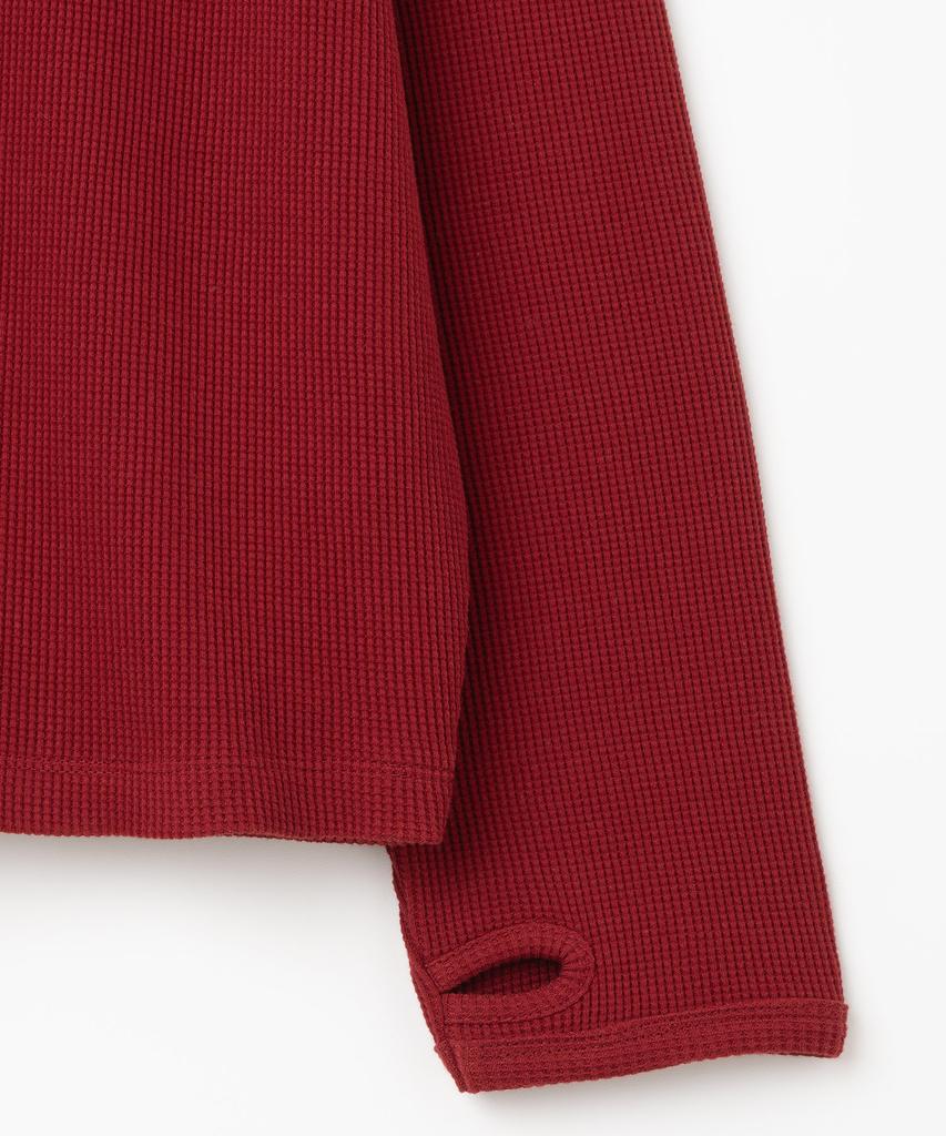 MILLO ARCHIVE Object Stitch Long Sleeve Hoodie [Burgundy]