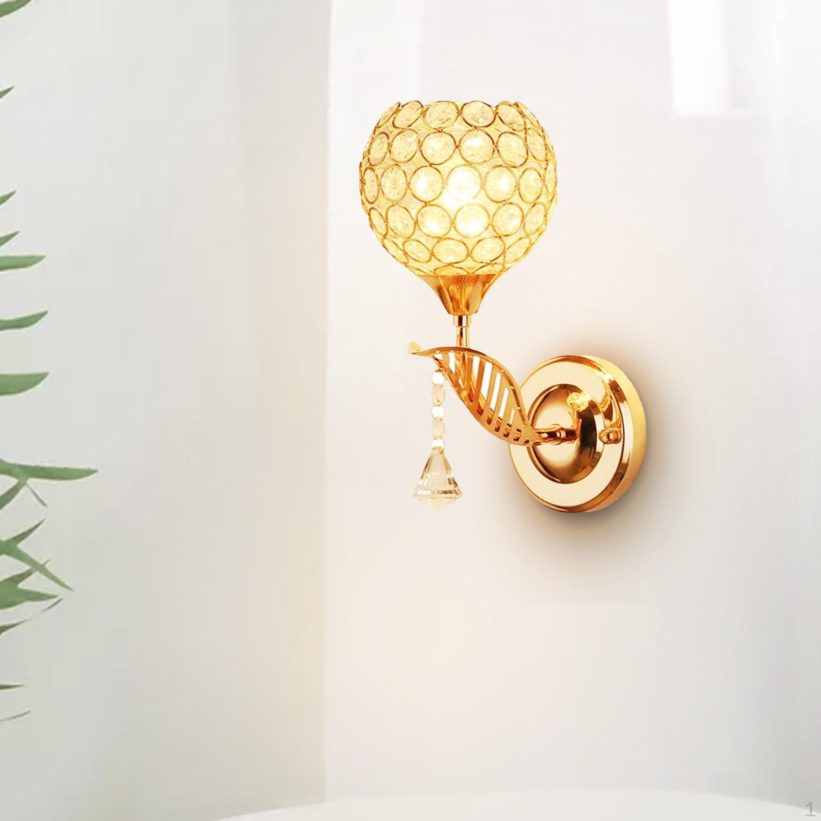 

Стена хрустального света, настенное современное бра E27 E26, цоколь для декора своими руками