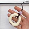 Women's Long Summer Macaron Necklace: Milky White Pendant, Light Luxury, Versatile Sweater Chain