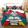3D Print Hakos Baelz Anime Beding Set Bedrom Soft Modern Bedspreads Comefortable Children Kids Soft Duvet Cover Comfortable Quilt Cover And Pilowcase