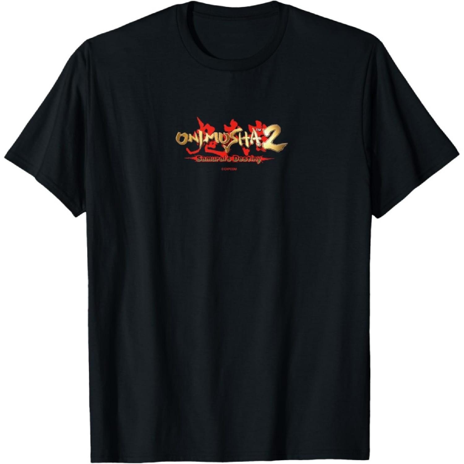 

Onimusha 2_ Samurai s Destiny Logo T-Shirt XXXXXL чорний