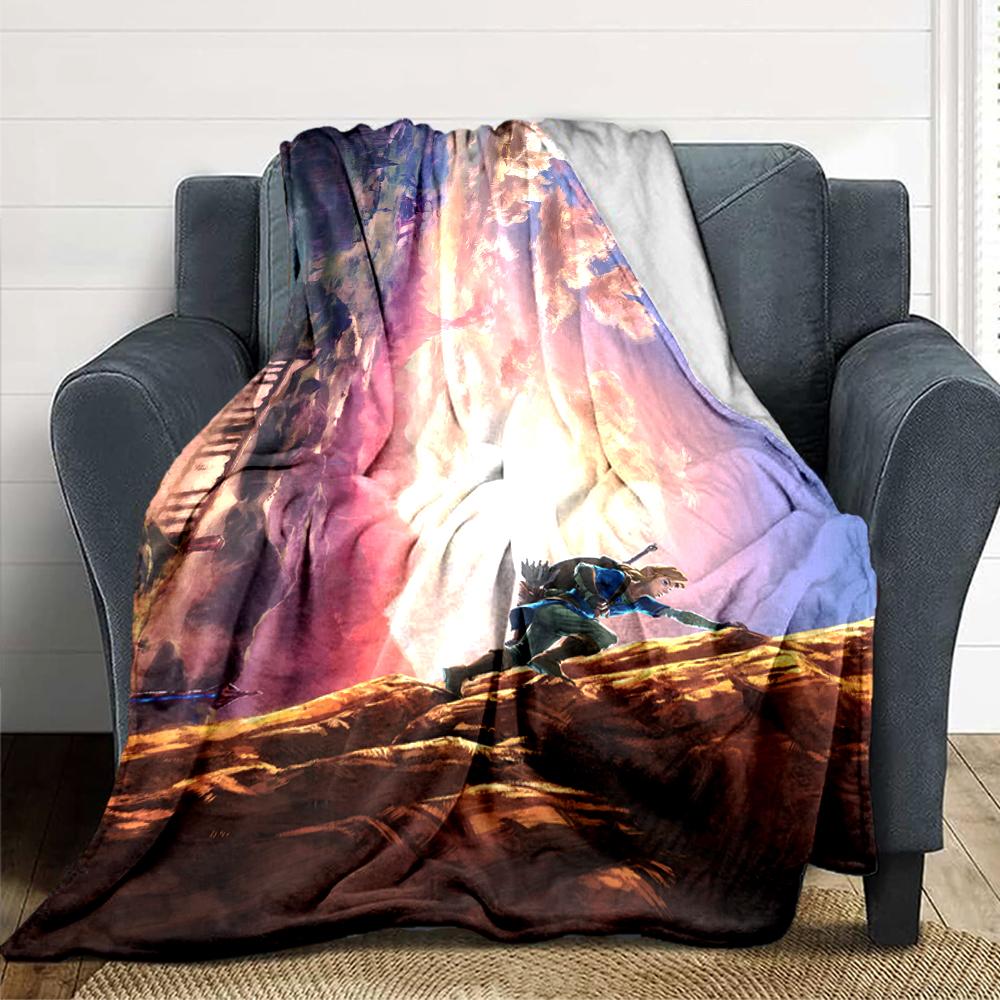 Journey Through Mountains Blanket Soft Throw Blanket For Home Bedroom Bed Sofa Travel Office Solid Christmas Blanket