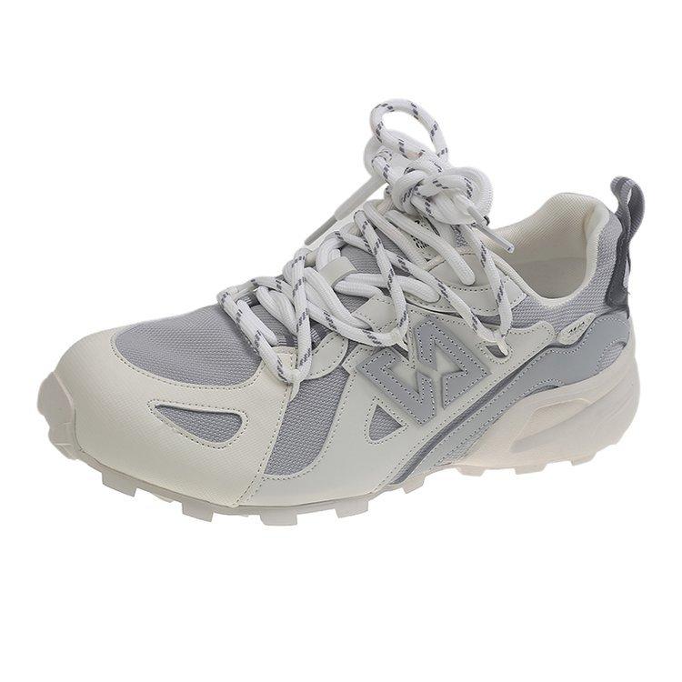 Retro leather German training shoes women's 2025 spring and summer new breathable mesh breathable flat bottom lace-up casual shoes hiking shoes