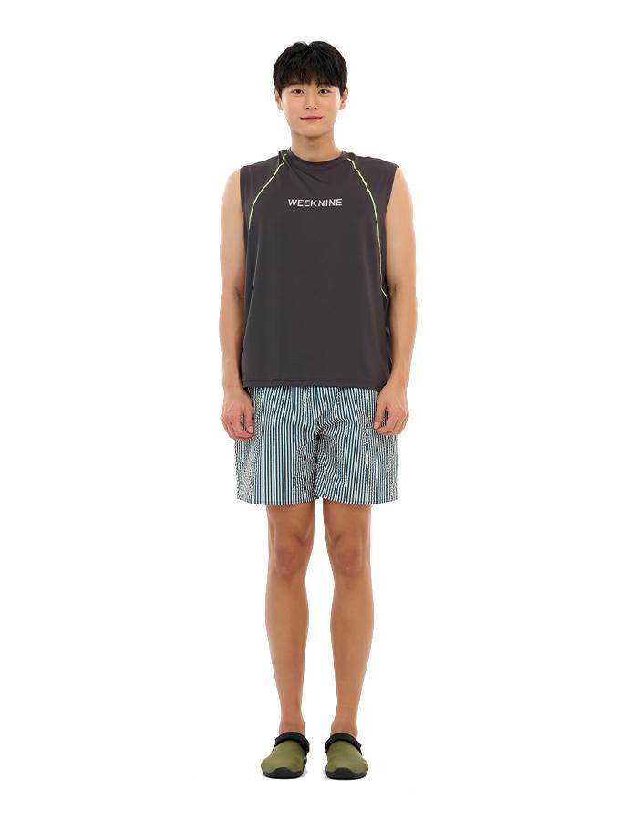 Wikeunain Vented Boardshorts Rash Guard