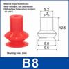 1Pcs PIAB Style Vacuum Suction Cup Bellows Suction Cup  for Injection Molding Machine Manipulator
