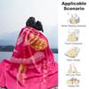 1pc Barbie Pink Shoes Cartoon Blanket,Portable Throw for Travel & Camping, All Season Cozy Blanket,Ideal Gift