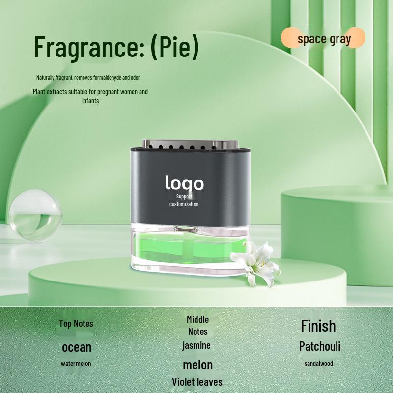 Car Air Vent Perfume – Aluminum Alloy Aromatherapy with Floral Cologne Scent
