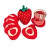 Cute Fruit Coasters Handmade Crocheted Insulating Mats Creative Home Anti-scald Non-slip Coaster Kitchen Supplies Placemats