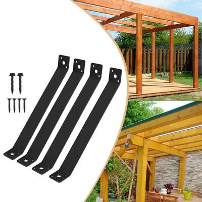 4 db 45 fokos szögű tartókonzol Pergola készlet Könnyen felszerelhető Nagy teherbírású csatlakozó fához