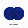 2Pcs Diamond Car Coaster Water Cup Slot Non-Slip Mat Bling Gadget Silica Pad Cup Holder Mat Auto Interior Decoration Accessories