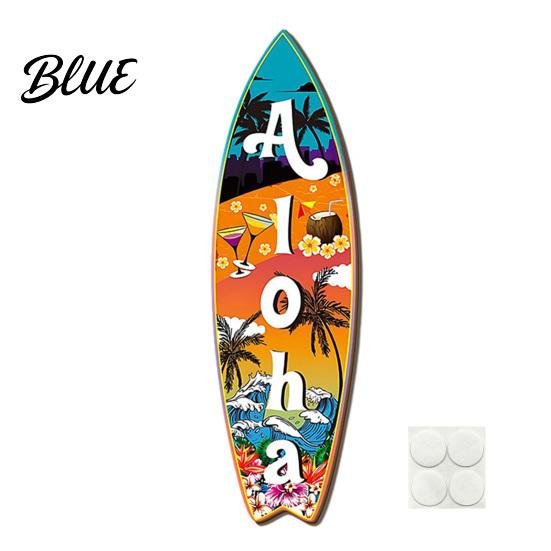 Coastal Home Decoration Decor Sign Wall Wooden Art Hawaiian Surfboard Tropical Beach Summer Aloha Theme Hanging Plaque Sign for