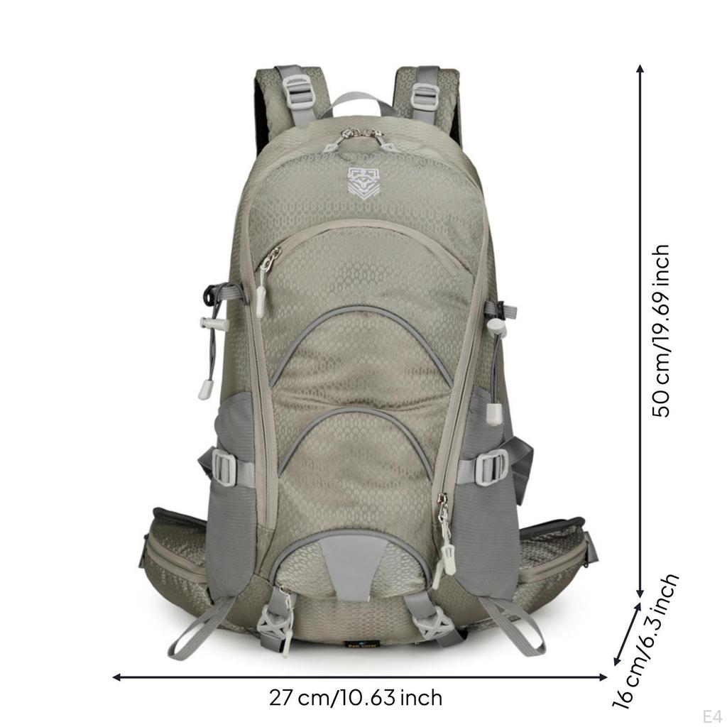 Hiking Backpack Lightweight Camping Breathable Daypack Black