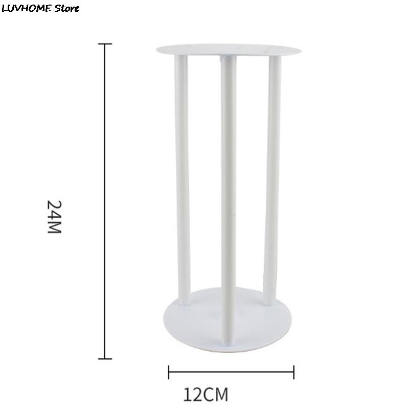 Neue 10 Stück 21cm/24cm/30cm Kuchenstäbe Weiße Kunststoff-Kuchenstützstangen Runde Stäbe Strohhalme Wiederverwendbar