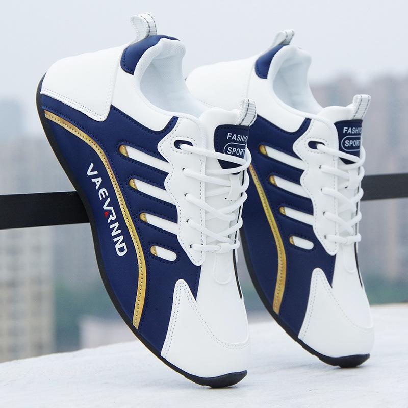 Shoes men's spring sports shoes high-end men's shoes leather surface waterproof non-slip versatile men's casual shoes travel shoes