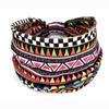 African Tribal Print Wide Headband With Soft Stretchy Fabric For Yoga Workout Running Wear