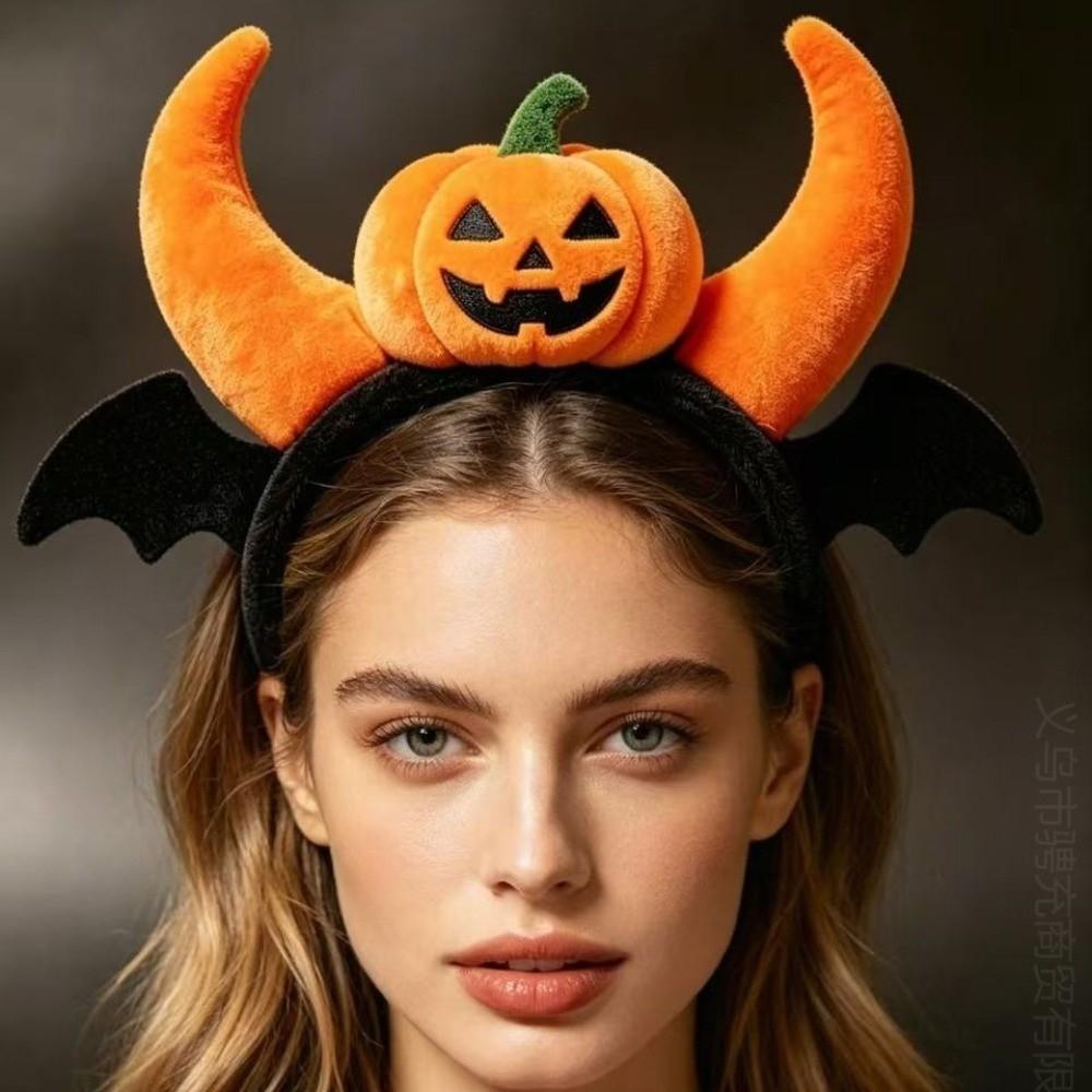 Dress Up Bat Wing Headbands Spooky Pumpkin Hair Hoop Cute Halloween Headband  Photo Props