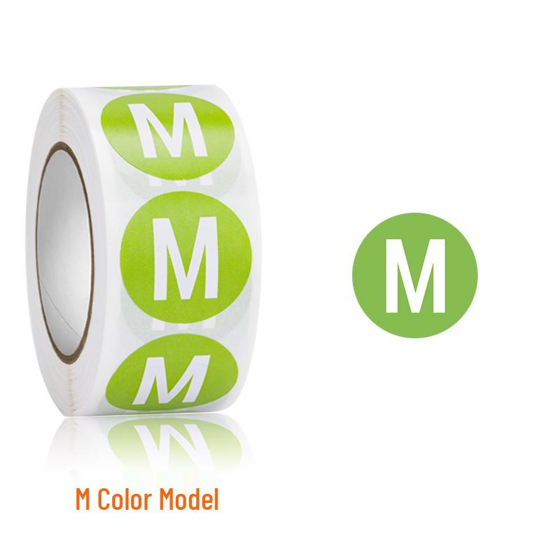 Self-Adhesive Round Size Stickers for Apparel & Footwear