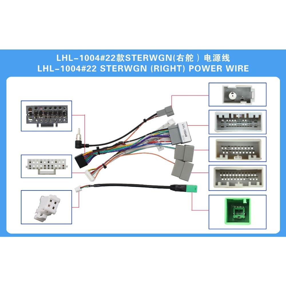 Android Central Control Navigation Modification Frame For HONDA STEPWGN  (12.3 inch,RHD) Only Cable