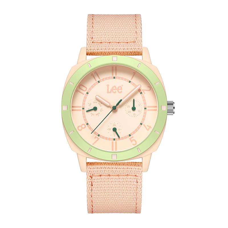 Lee Wrist Watch Quartz Movement Nylon Strap Blue Dial Women s Watch F526-LEE