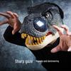 Electric Luminous Dinosaur Mask with Movable Mouth - Funny Tyrannosaurus Rex Headgear for Halloween